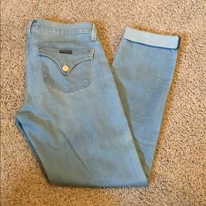 Hudson Crop Blue Jeans